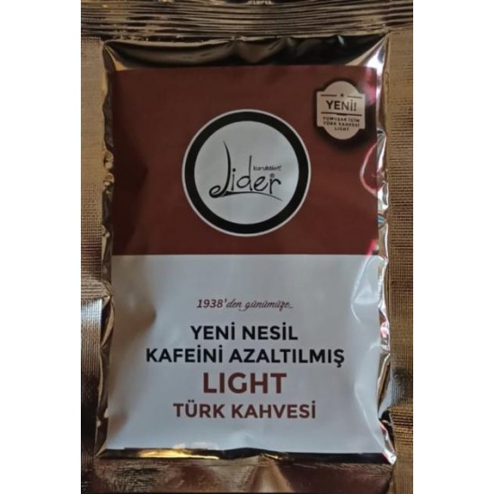 Yeni Nesil Light Türk Kahvesi Yeni Nesil Light Türk Kahvesi